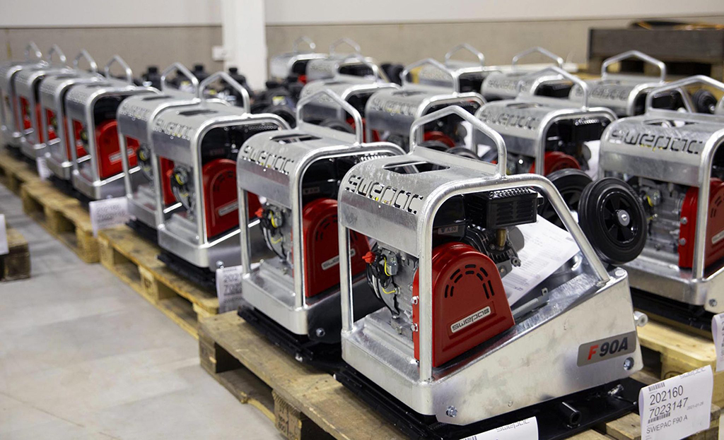 Zagęszczarki Swepac z ocynkowaną ramą